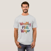 「裕福なウィッツ・ウェイガー」 Tシャツ (正面フル)