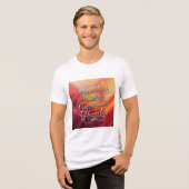 裕福なハート寛大な手 トライブレンドＴシャツ (正面全面)