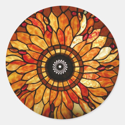 補修ティファニーランプ1 ラウンドシール (正面)