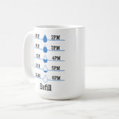補充チャート コーヒーマグカップ (正面左)