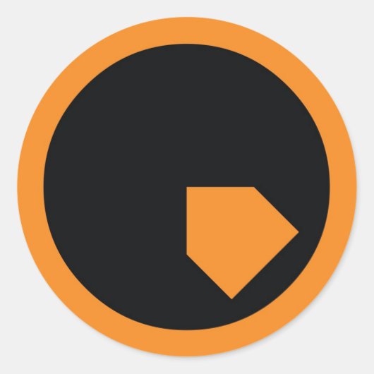 補助ロゴシール ラウンドシール (正面)