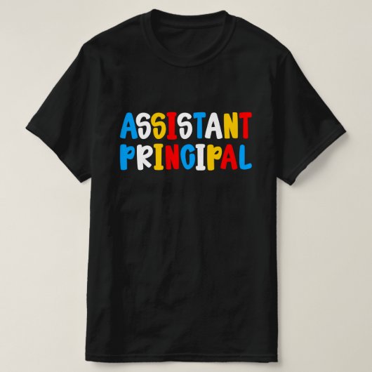補助主新学期先生 Tシャツ (デザイン正面)