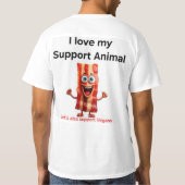補助動物 Tシャツ (裏面)