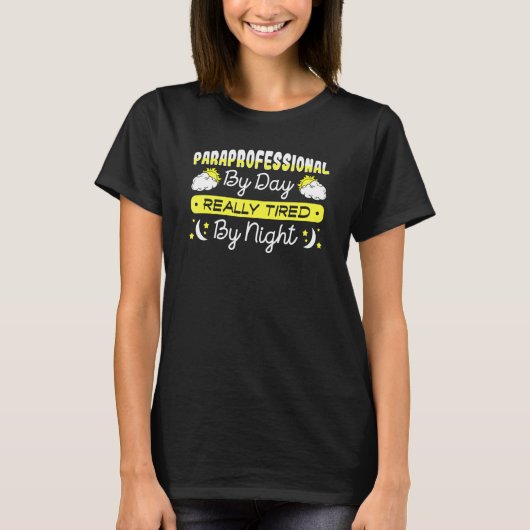 補助教員 パラプロフェッショナル 教師 AI Tシャツ (正面)