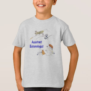 補助昆虫学者 Tシャツ