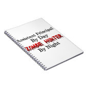 補助校長かゾンビのハンター ノートブック (右側)