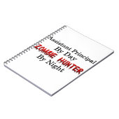 補助校長かゾンビのハンター ノートブック (左側)