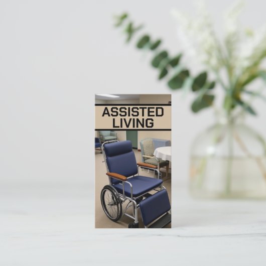 補助生活 名刺 (スタンド正面)