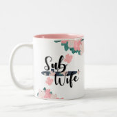 補助的な妻花海軍潜水艦乗組員 ツートーンマグカップ (左)