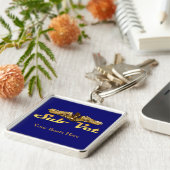 補助的な獣医の金ゴールドのイルカKeychain キーホルダー (側面)