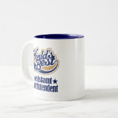 補助監督者のギフトのための ツートーンマグカップ (正面左)