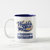 補助監督者のギフトのための ツートーンマグカップ (左)