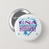 補助証明されたナース 缶バッジ (正面&裏面)