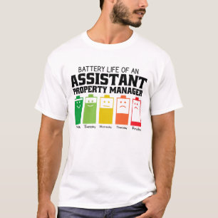 補助財産管理者のバッテリ持続時間 Tシャツ