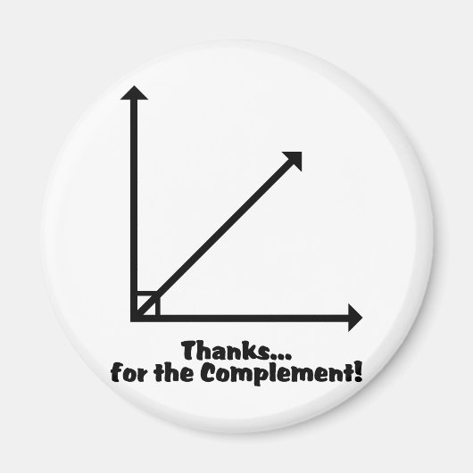 補感謝してい数 マグネット (正面)