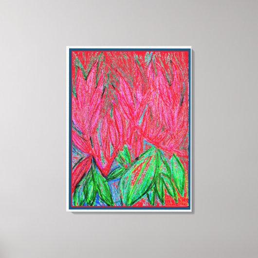 補数 キャンバスプリント (正面)