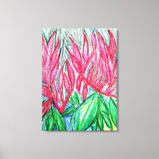 補数 キャンバスプリント (正面)