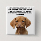 補正ボタン 缶バッジ (正面)