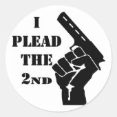 補正砲を二発お願い申し上げます ラウンドシール (正面)