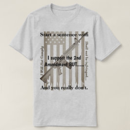 補正第2条を侵害しないよう支持する  Tシャツ