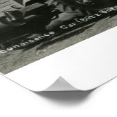 補給車と自動二輪車 ポスター (角)