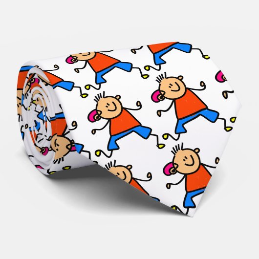 補聴器の子供 ネクタイ (ロール)