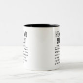 補聴器の専門家 ツートーンマグカップ (中央)