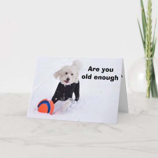 補聴器の年齢は？ カード (正面)