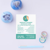 補聴器アイコン、聴専門医、聴科診療所 チラシ (シングル)