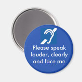 補聴磁石の懸命 マグネット (正面/裏面)