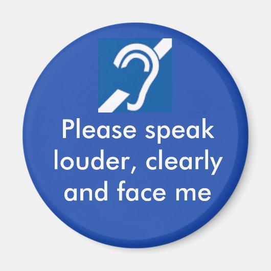 補聴磁石の懸命 マグネット (正面)