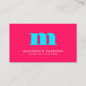 補色 |ファンシーイニシャル 名刺 (正面)