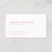 補色 |ファンシーイニシャル 名刺 (裏面)