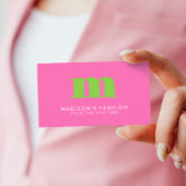 補色 |ファンシーイニシャル 名刺