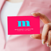 補色 |ファンシーイニシャル 名刺