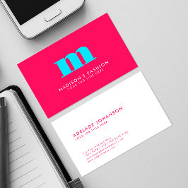 補色 |ファンシーイニシャル 名刺