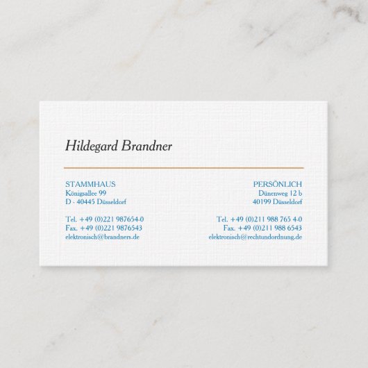 補色 名刺 (正面)