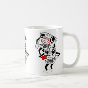 裸で泳いで下さい コーヒーマグカップ
