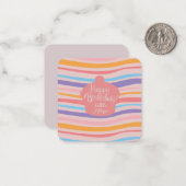 裸のハッピーバースデー ノートカード (正面/裏面インサイチュ)