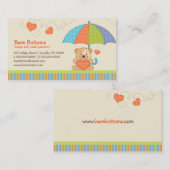 裸の底ベビーのファッションビジネスカード 名刺 (正面/裏面)