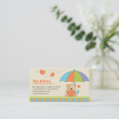 裸の底ベビーのファッションビジネスカード 名刺 (スタンド正面)