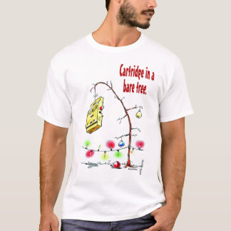 裸の木のカートリッジ Tシャツ