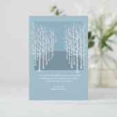 裸の木の葬式のサンキューカード サンキューカード (スタンド正面)