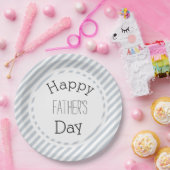 裸の父の日の紙プレート ペーパープレート (パーティー)