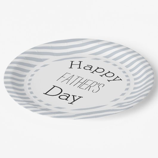 裸の父の日の紙プレート ペーパープレート (アングル)