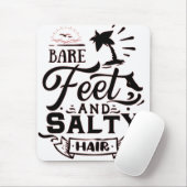 裸の足と塩辛い髪 – ビーチ恋人 マウスパッド (マウス)