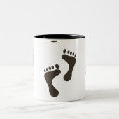 裸の足 ツートーンマグカップ (中央)