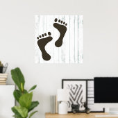 裸の足 ポスター (ホームオフィス)