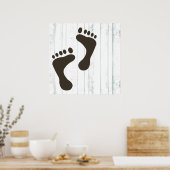 裸の足 ポスター (キッチン)