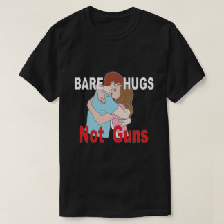 裸ハグノンガンズアンチ銃Tシャツ Tシャツ